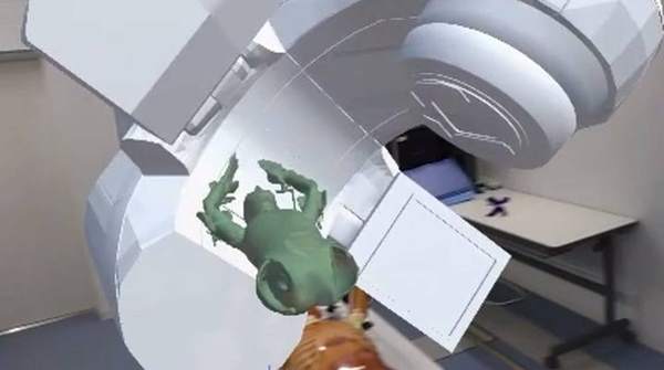 AR-based patient setup support for radiation therapy